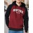 Men's Retro Letter Print Hoodie - Casual Graphic Design Pullover Sweatshirt for Winter Fall - Cool Streetwear Gift