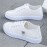 Women's Simple Canvas Shoes, Casual Lace Up Outdoor Shoes, Lightweight Low Top Sneakers