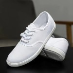 Women's Minimalist Shoes, Lace Up Lightweight Casual Shoes, Low-top Walking Canvas Shoes Koningsdag/King's Day