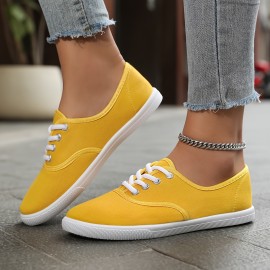 Women's Minimalist Shoes, Lace Up Lightweight Casual Shoes, Low-top Walking Canvas Shoes Koningsdag/King's Day