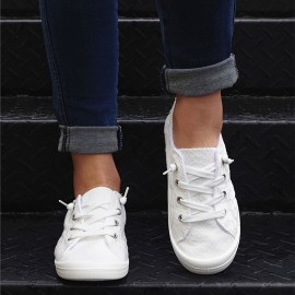 Chic Snakeskin Embossed Sneakers for Women - Lightweight, Lace-Up, Low Top Design for Easy Movement & Versatile Style