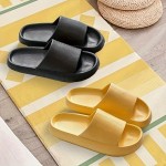 Men's Solid Color Open Toe Breathable Anti Odor EVA Slippers, Comfy Non Slip Casual Durable Soft Sole Slides, Men's Footwear