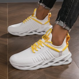 Breathable Unisex Sneakers with Shock-Absorbing Soles - Non-Slip, Lightweight Shoes for Running, Tennis, and Casual Wear