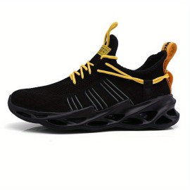 Breathable Unisex Sneakers with Shock-Absorbing Soles - Non-Slip, Lightweight Shoes for Running, Tennis, and Casual Wear