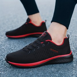 Men's Lace-up Sneakers - Athletic Shoes - Wear-resistant And Breathable - Running Basketball