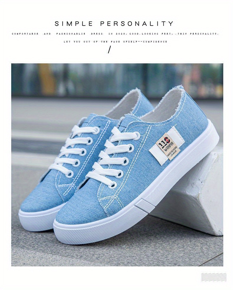 simple canvas shoes women s casual lace outdoor shoes details 17