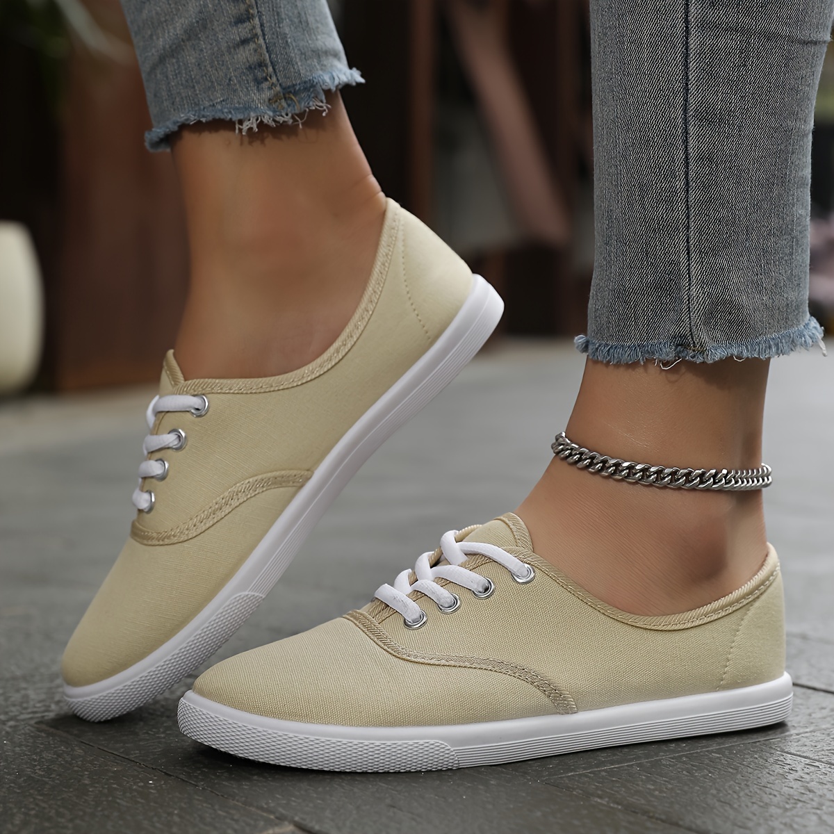 women s minimalist shoes lace lightweight casual shoes low details 6