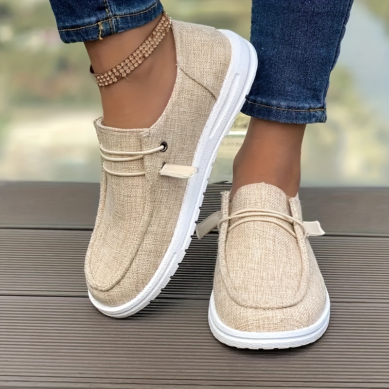 solid color canvas shoes women s simple casual lace outdoor details 9