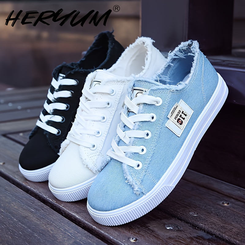 low top canvas sneakers women s casual lace flat walking details 0