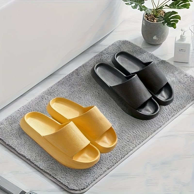 mens solid color open toe breathable anti odor eva slippers comfy non slip casual durable soft sole slides mens footwear men s shoes temu details 0