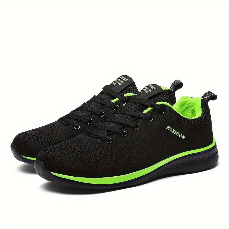 running shoes men s casual solid color breathable lace details 28